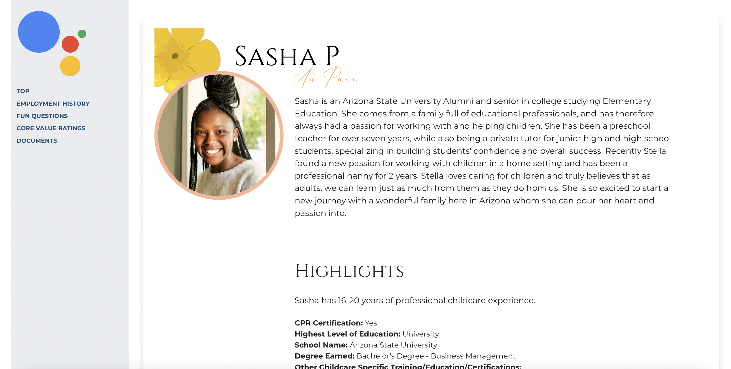 Educational Staffing 13 candidateportfolio