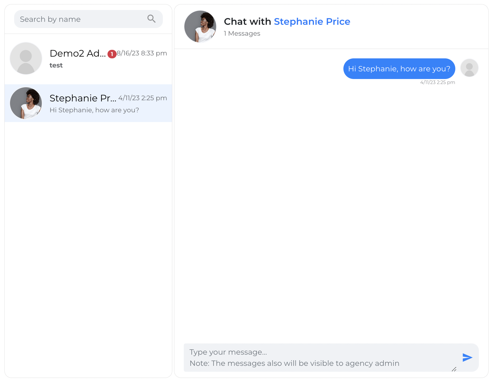 Educational Staffing 16 chat