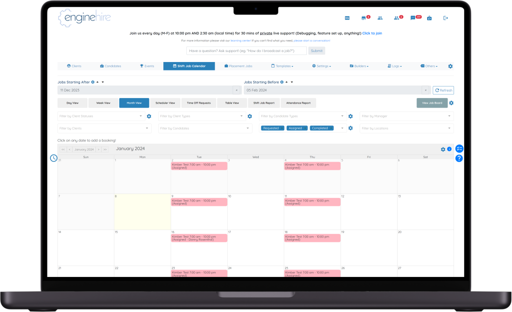 MacBook Pro 16 inch Space Black Front EngineHire