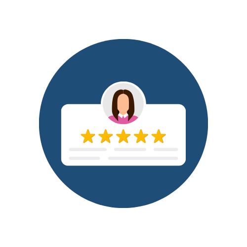 Candidates & Clients leaving reviews