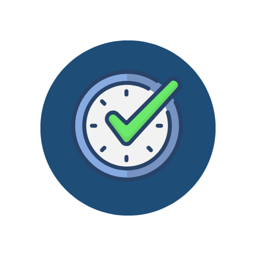 Clocking in/out on time