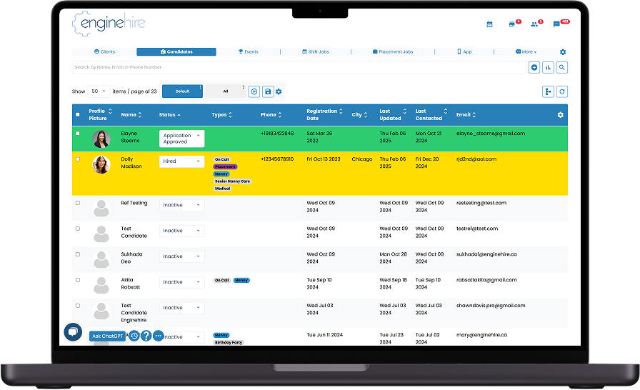 Staffing Software Solution