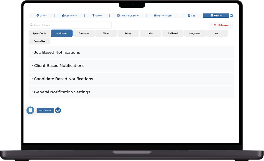 Notifications EngineHire