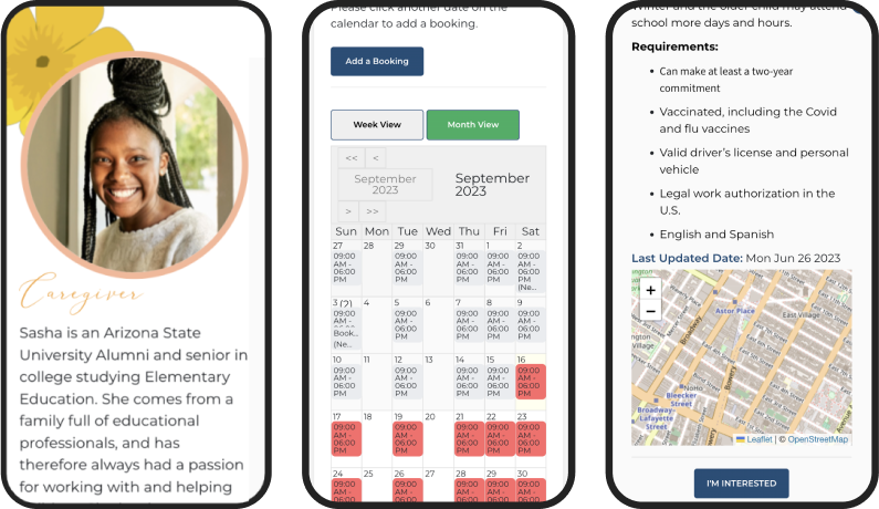Pro Sitter App for nanny agencies