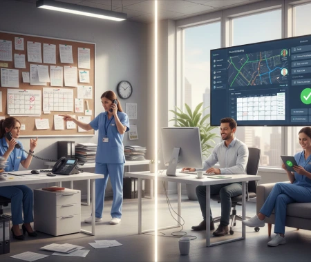 home health care scheduling software