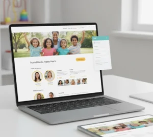 Management Software for Babysitting Agency Growth and Efficiency 2 Website Design for Babysitting Agency Software Platforms EngineHire