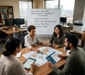 The Strategic Roadmap on How to Start a Staffing Agency 1 Identifying Your Niche and Market Research EngineHire