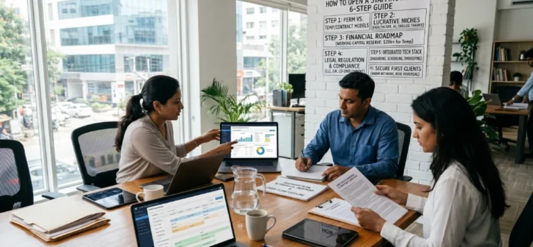 how to open a staffing agency