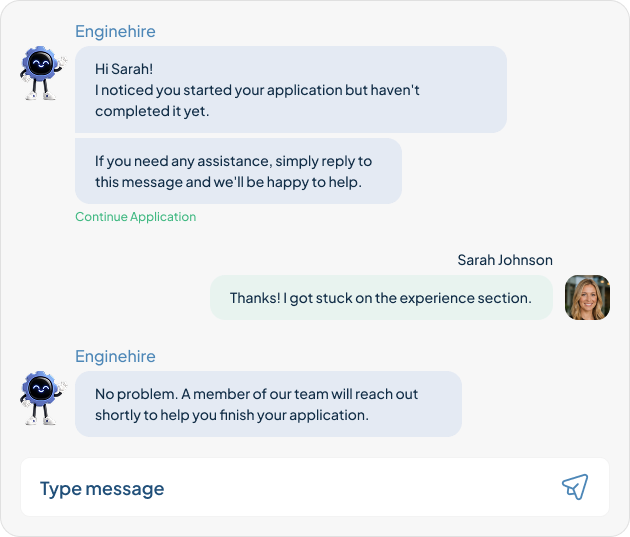 pipeline chat EngineHire