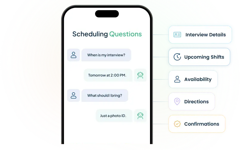 Answer Scheduling Questions