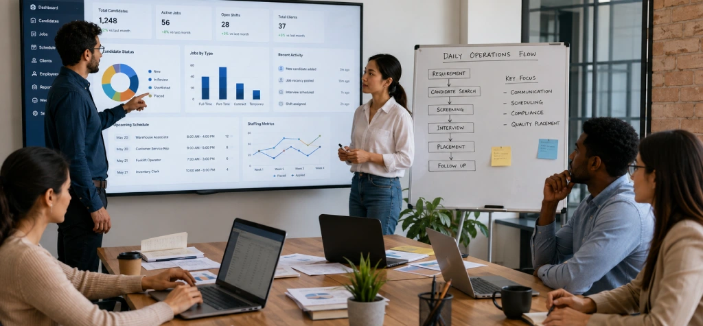 cloud based staffing agency software