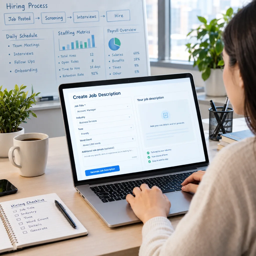 Free AI job description generator
