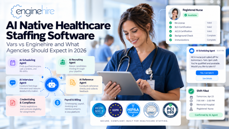 AI Native healthcare staffing software